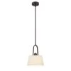 Studio 1-Light Satin Bronze Interior Mini-Pendant by Designers Fountain