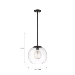 Meridian 1-Light Satin Bronze Interior Pendant by Designers Fountain -Designers Fountain Shop satin bronze designers fountain pendant lights 91232 sb 1d 1000