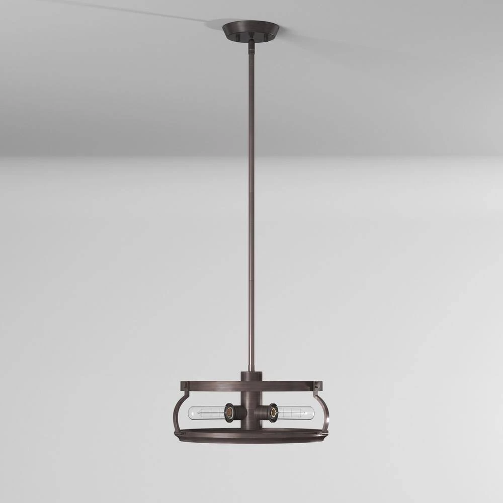 Eaton 3-Light Satin Copper Bronze Pendant by Designers Fountain 4 Eaton 3-Light Satin Copper Bronze Pendant by Designers Fountain - Image 2