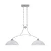 Tackwood 2-Light Satin Platinum Hanging Island Light by Designers Fountain -Designers Fountain Shop satin platinum designers fountain chandeliers 82938 sp 64 1000