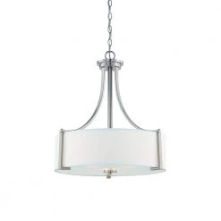 Axel 3-Light Satin Platina Pendant by Designers Fountain