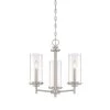 Harlowe 3-Light Satin Platinum Interior Incandescent Chandelier by Designers Fountain -Designers Fountain Shop satin platinum designers fountain chandeliers 87283 sp 64 1000