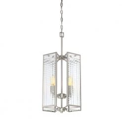 Pivot 4-Light Satin Platinum Interior Foyer by Designers Fountain