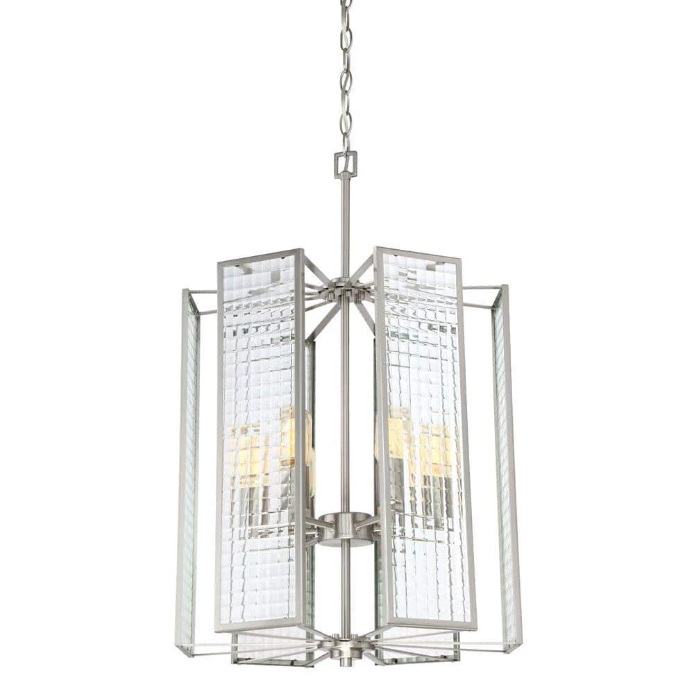Pivot 6-Light Satin Platinum Interior Foyer by Designers Fountain 3 Pivot 6-Light Satin Platinum Interior Foyer by Designers Fountain