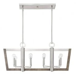 Westend 8-Light Satin Platinum Interior Island Chandelier by Designers Fountain -Designers Fountain Shop satin platinum designers fountain chandeliers 93738 sp 40 1000