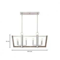 Westend 8-Light Satin Platinum Interior Island Chandelier by Designers Fountain -Designers Fountain Shop satin platinum designers fountain chandeliers 93738 sp 66 1000