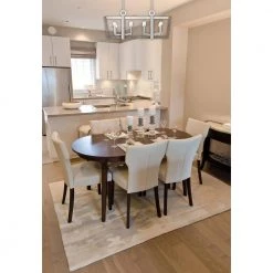 Westend 8-Light Satin Platinum Interior Island Chandelier by Designers Fountain -Designers Fountain Shop satin platinum designers fountain chandeliers 93738 sp c3 1000