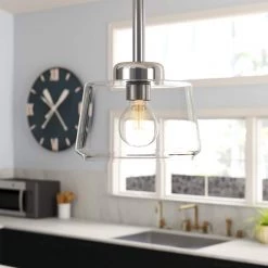 Riley 1-Light Satin Platinum Mini Pendant by Designers Fountain -Designers Fountain Shop satin platinum designers fountain chandeliers 96232 sp 66 1000