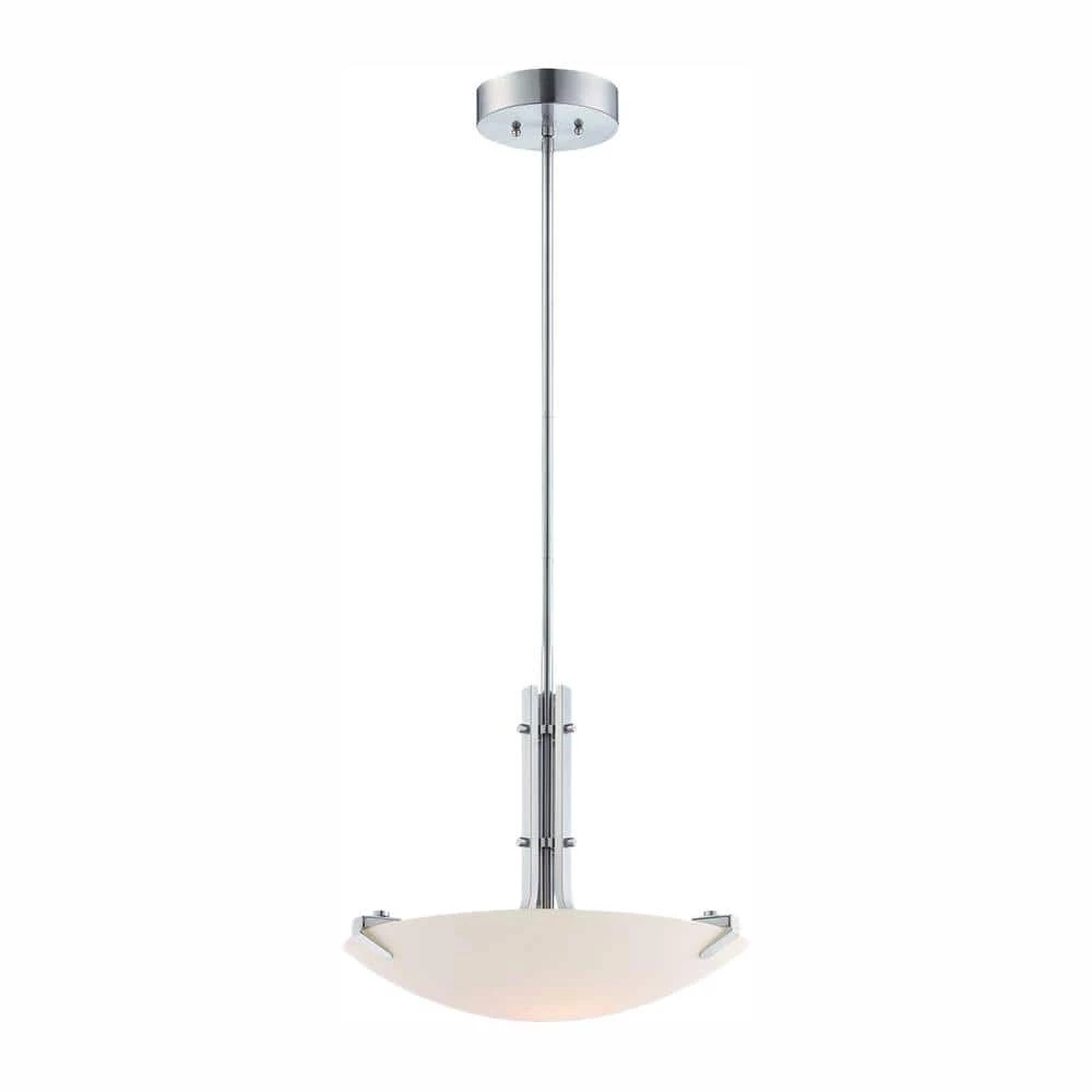 Archer Satin Platinum LED Inverted Pendant by Designers Fountain 3 Archer Satin Platinum LED Inverted Pendant by Designers Fountain