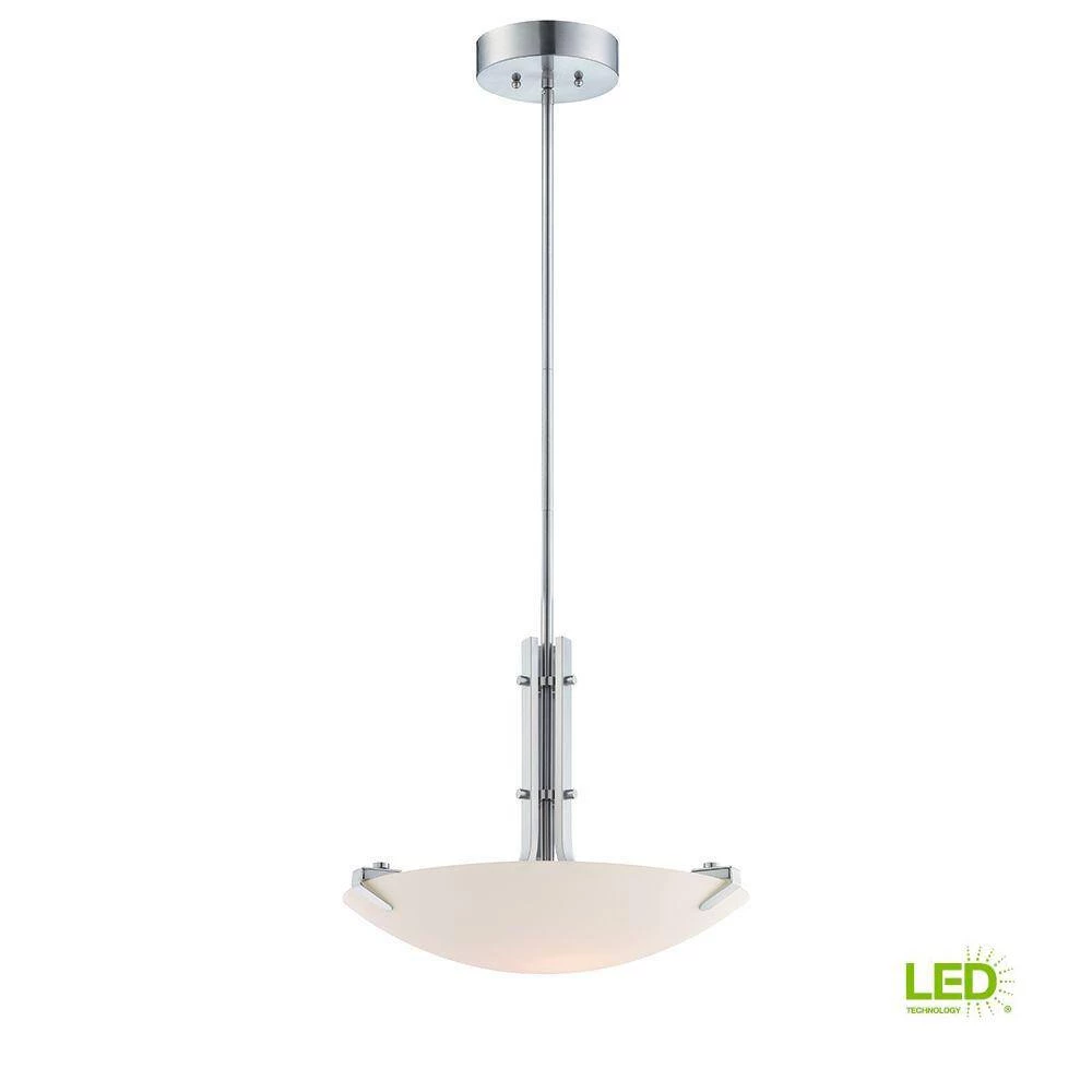 Archer Satin Platinum LED Inverted Pendant by Designers Fountain 5 Archer Satin Platinum LED Inverted Pendant by Designers Fountain - Image 3