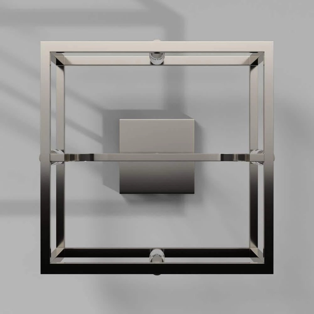 12 in. Uptown 4-Light Satin Platinum Ceiling Light Semi Flush Mount by Designers Fountain 8 12 in. Uptown 4-Light Satin Platinum Ceiling Light Semi Flush Mount by Designers Fountain - Image 6