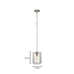 Pivot 1-Light Satin Platinum Interior Mini-Pendant by Designers Fountain -Designers Fountain Shop satin platinum designers fountain pendant lights 88830 sp 1d 1000