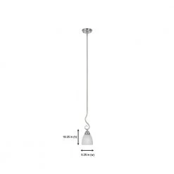 Stratton 1-Light Satin Platinum Hanging Pendant by Designers Fountain -Designers Fountain Shop satin platinum designers fountain pendant lights 98030 sp 66 1000