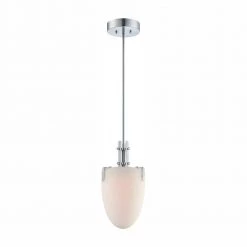 Archer Satin Platinum LED Mini Pendant by Designers Fountain