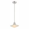 Aida 11-Watt Satin Platinum Integrated LED Mini Pendant by Designers Fountain -Designers Fountain Shop satin platinum designers fountain pendant lights led89730 sp 64 1000