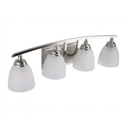 29.25 in. Tackwood 4-Light Satin Platinum Contemporary Bathroom Vanity Light with Alabaster Glass Shades by Designers Fountain -Designers Fountain Shop satin platinum designers fountain vanity lighting 82904 sp a0 1000