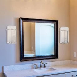 Designers Fountain Shop -Designers Fountain Shop satin platinum designers fountain vanity lighting led6050 sp e1 1000