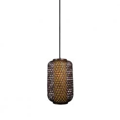 Bodhi 1-Light Stained Cane with Black Accents Hanging Pendant by Designers Fountain 12 Bodhi 1-Light Stained Cane with Black Accents Hanging Pendant by Designers Fountain -Designers Fountain Shop stained cane material with black accents designers fountain chandeliers 3663 335 a0 1000
