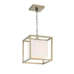 Chloie 9 in. 1-Light Sterling Gold Mini Pendant by Designers Fountain -Designers Fountain Shop sterling gold designers fountain chandeliers 94130 sg 4f 1000