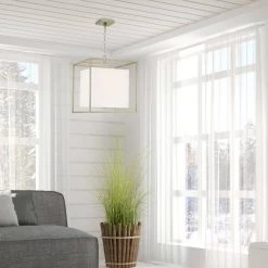 Chloie 16 in. 3-Light Sterling Gold Inverted Pendant by Designers Fountain -Designers Fountain Shop sterling gold designers fountain chandeliers 94131 sg 1f 1000