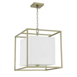 Chloie 16 in. 3-Light Sterling Gold Inverted Pendant by Designers Fountain -Designers Fountain Shop sterling gold designers fountain chandeliers 94131 sg 44 1000