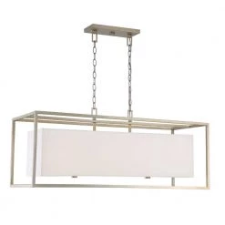 Chloie 39 in. 4-Light Sterling Gold Island Pendant by Designers Fountain -Designers Fountain Shop sterling gold designers fountain chandeliers 94138 sg 1f 1000