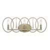 24.5 in. Hutton 3-Light Sterling Gold Glam Bathroom Vanity Light with Faceted Crystal Accents by Designers Fountain -Designers Fountain Shop sterling gold designers fountain vanity lighting 94403 sg 64 1000