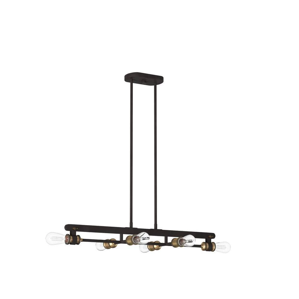 Miles 6-Light Vintage Bronze Interior Chandelier by Designers Fountain 14 Miles 6-Light Vintage Bronze Interior Chandelier by Designers Fountain - Image 12