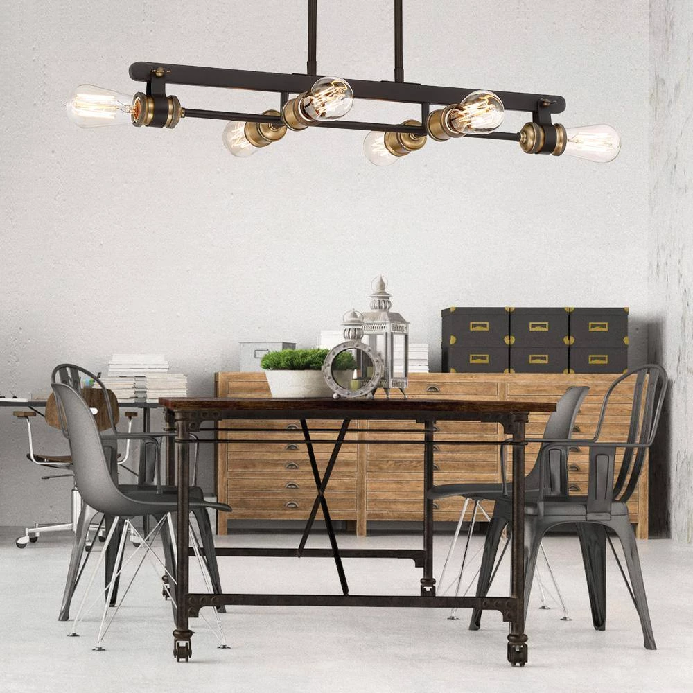 Miles 6-Light Vintage Bronze Interior Chandelier by Designers Fountain 4 Miles 6-Light Vintage Bronze Interior Chandelier by Designers Fountain - Image 2