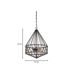 Arris 3-Light Vintage Bronze Interior Pendant by Designers Fountain -Designers Fountain Shop vintage bronze designers fountain chandeliers 91131 vb 1d 1000
