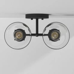 Bryson 14.88 in. 2-Light Vintage Bronze Mid-Century Modern Bathroom Vanity Light with Clear Glass Shades by Designers Fountain 20 Bryson 14.88 in. 2-Light Vintage Bronze Mid-Century Modern Bathroom Vanity Light with Clear Glass Shades by Designers Fountain -Designers Fountain Shop vintage bronze designers fountain vanity lighting 92602 vb fa 1000