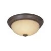 15 in. 3-Light Warm Mahogany Ceiling Light Flush Mount by Designers Fountain -Designers Fountain Shop warm mahogany designers fountain flush mount lights 1257l wm am 64 1000