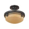 13 in. Mission Ridge 2-Light Warm Mahogany Ceiling Light Semi Flush Mount by Designers Fountain -Designers Fountain Shop warm mahogany designers fountain flush mount lights 82111 wm 64 1000