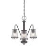 Darby 3-Light Weathered Iron Industrial Chandelier with Seeded Glass Shaded by Designers Fountain -Designers Fountain Shop weathered iron designers fountain chandeliers 87083 wi 64 1000