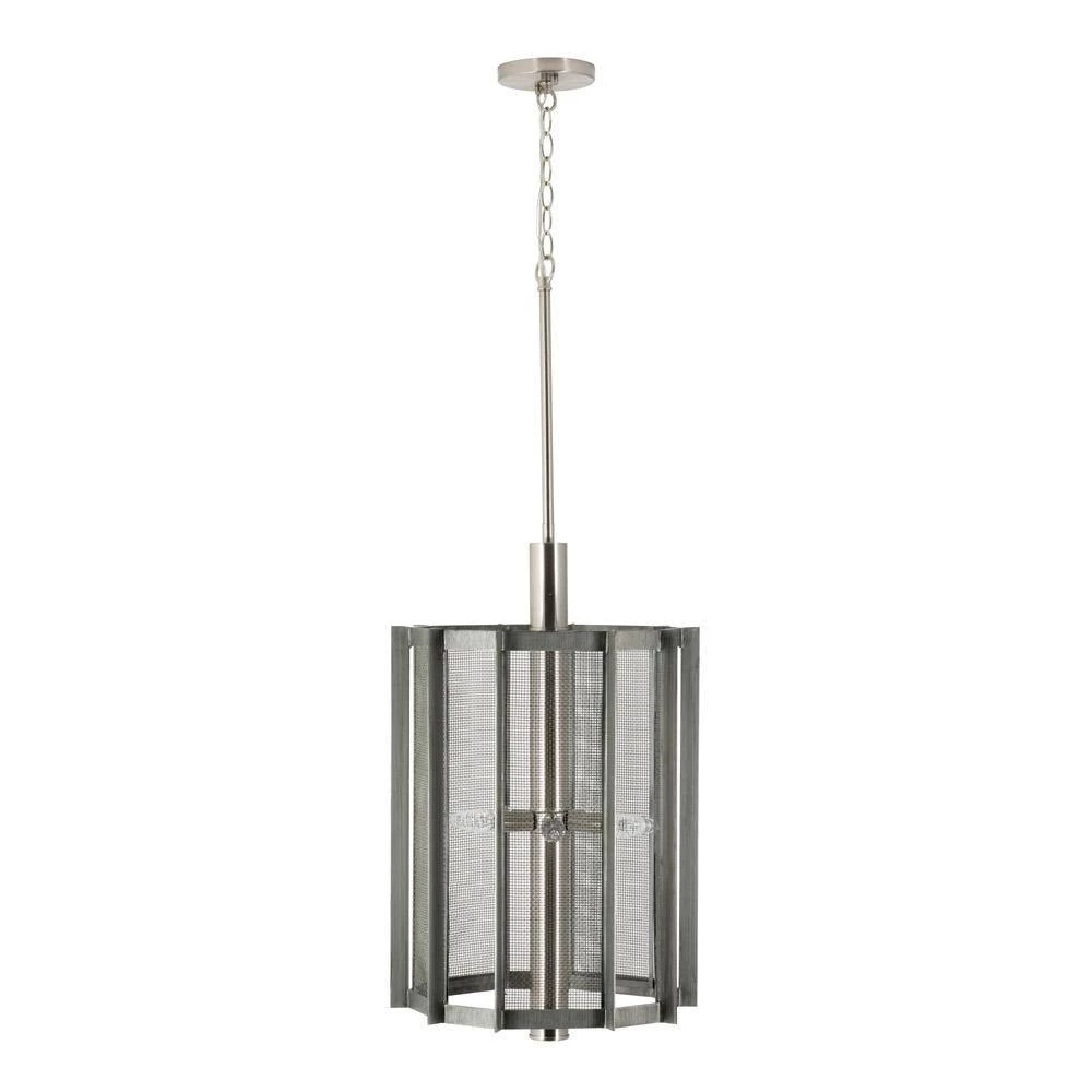 Baxter 5-Light Weathered Iron Hall and Foyer Pendant by Designers Fountain 5 Baxter 5-Light Weathered Iron Hall and Foyer Pendant by Designers Fountain - Image 3