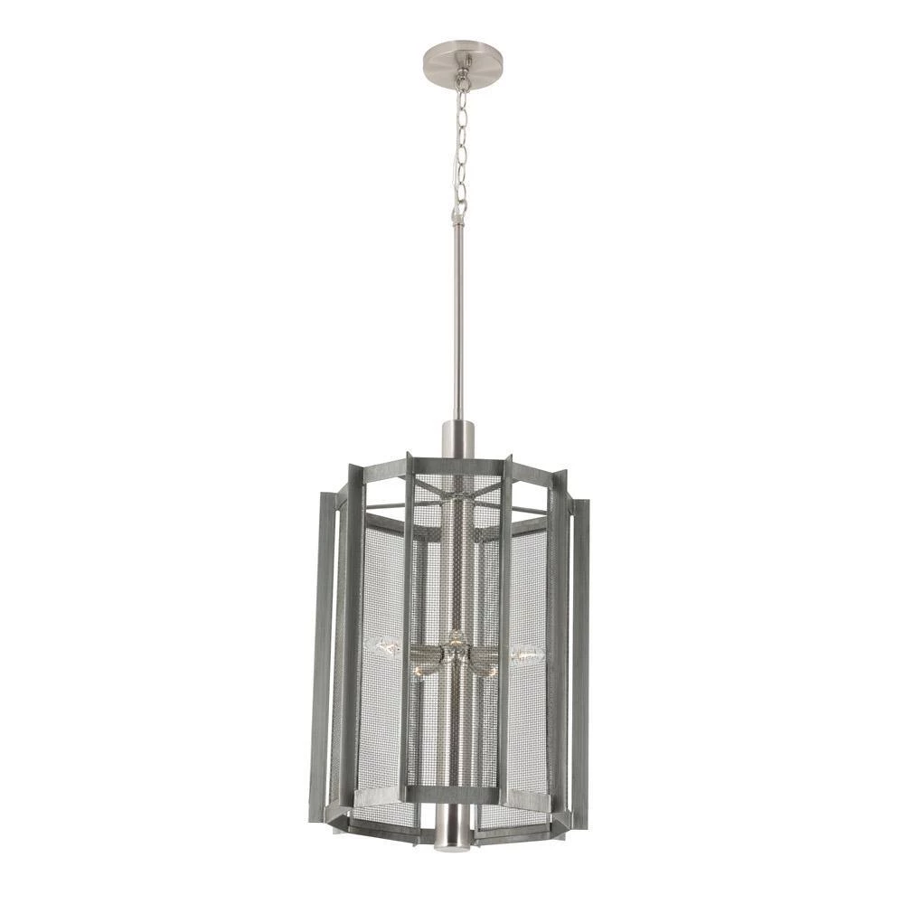 Baxter 5-Light Weathered Iron Hall and Foyer Pendant by Designers Fountain 6 Baxter 5-Light Weathered Iron Hall and Foyer Pendant by Designers Fountain - Image 4