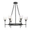 Cazadero 6-Light Weathered Pewter Chandelier with Clear Outer shade by Designers Fountain 1 Cazadero 6-Light Weathered Pewter Chandelier with Clear Outer shade by Designers Fountain -Designers Fountain Shop weathered pewter designers fountain chandeliers 89186 wp 64 1000