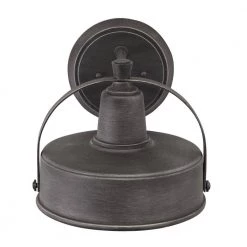 Portland 9.75 in. 1 Light Weathered Pewter Outdoor Wall Lantern with Dark Sky Shade by Designers Fountain -Designers Fountain Shop weathered pewter designers fountain outdoor sconces 33141 wp a0 1000